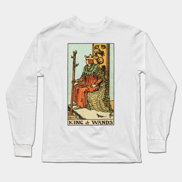 KING OF WANDS Long Sleeve T-Shirt by WAITE-SMITH VINTAGE ART